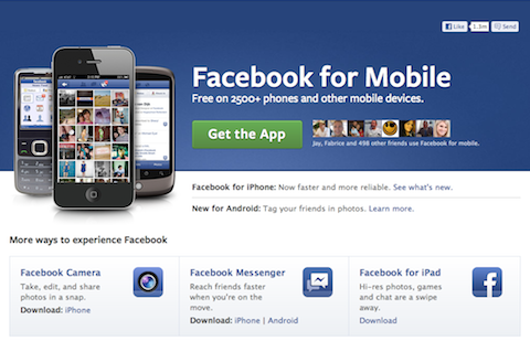 facebook za mobilne naprave