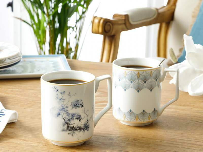 Dvojna vrč kave iz angleškega doma! Angleške domače skodelice za kavo 2020