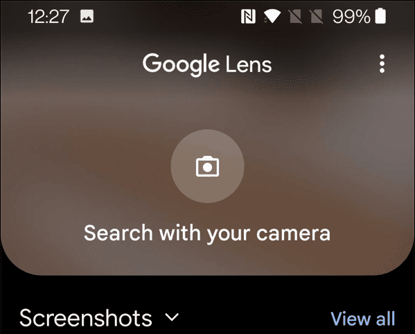 skeniranje s kamero android