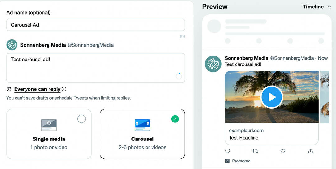 kako zagnati-twitter-ads-2022-promoted-carousel-sonnenberg-media-step-6