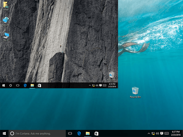 Ustavite Windows 10 ikone namizja, da spreminjajo lokacijo po osvežitvi zaslona