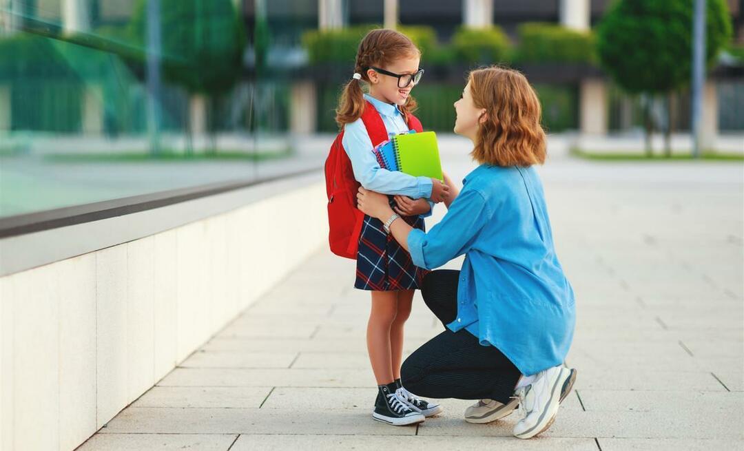Kako ravnati z otroki na prvi šolski dan?