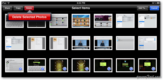 IOS 5: Batch Delete Photos na vašem iPhone, iPad ali iPod Touch