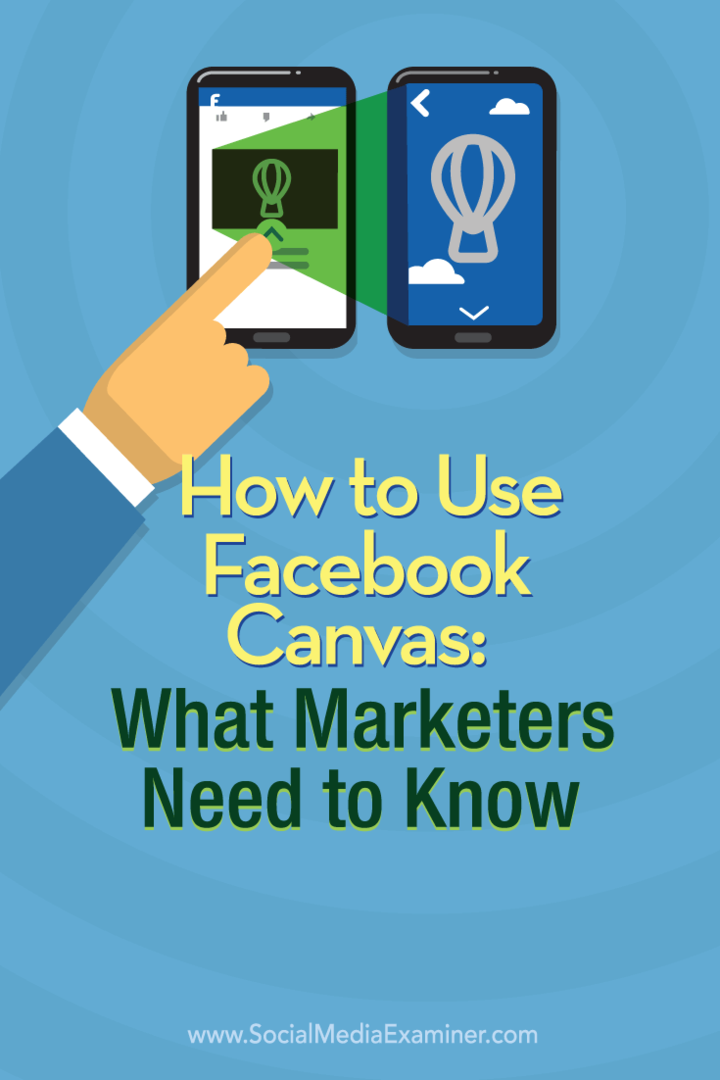 Kako uporabljati Facebook Canvas: Kaj morajo tržniki vedeti: Izpraševalec socialnih medijev