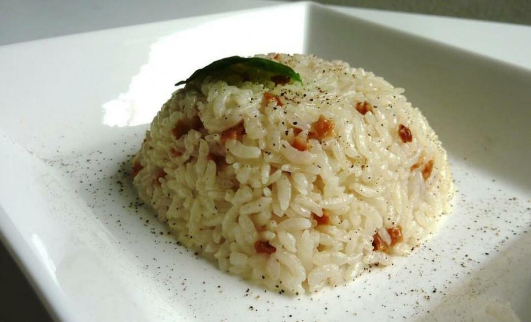 Kako narediti najlažji pilav z maslenim rižem? Recept za masleni riž, ki diši po okusu