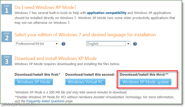 Zaženite način Windows 7 XP brez virtualizacije strojne opreme