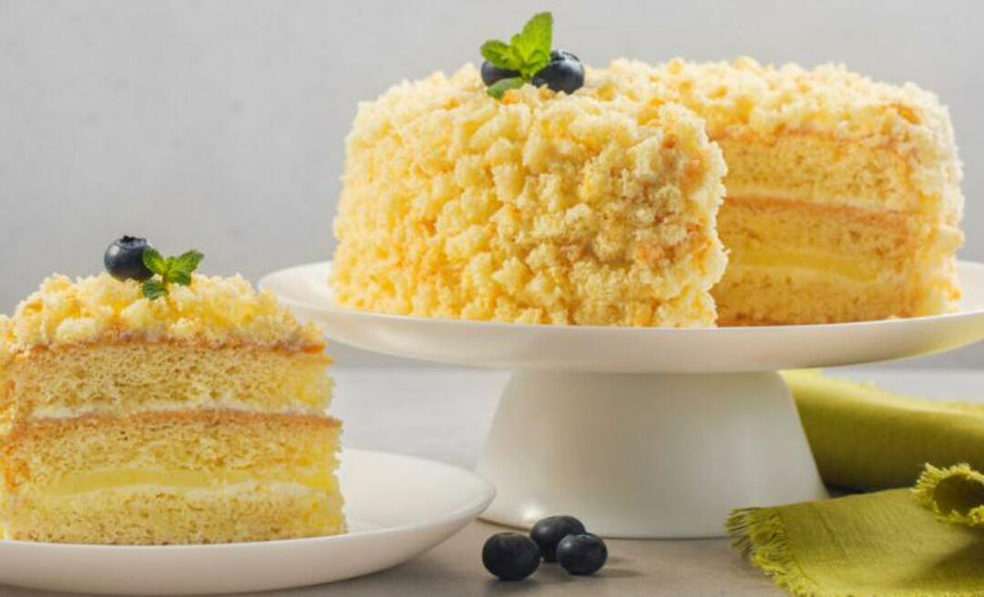 Kako narediti torto mimozo MasterChef torta mimoza recept! Italijanska torta torta mimoza