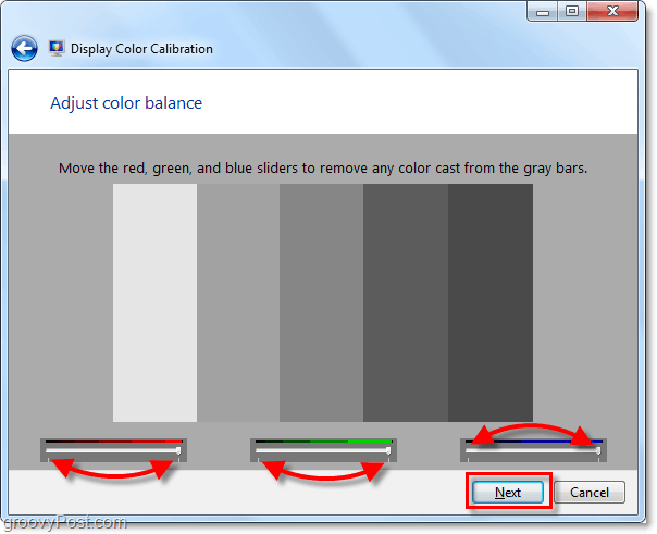 Kako umeriti barvo zaslona sistema Windows 7 s pomočjo datoteke dccw.exe