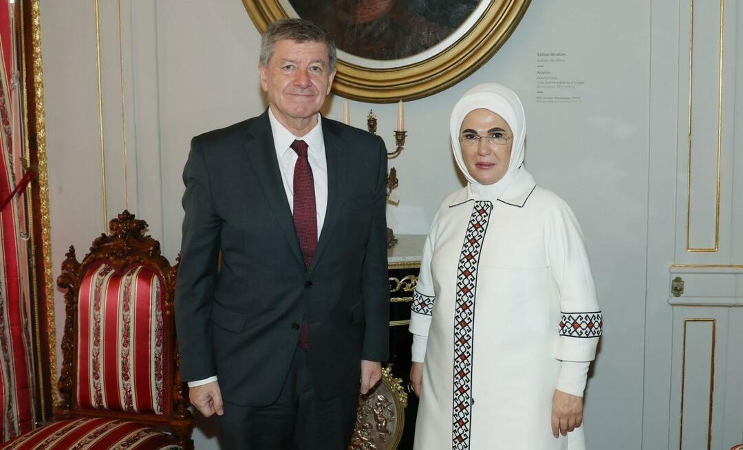 Prva dama Erdoğan se je srečala z namestnikom generalnega sekretarja Združenih narodov!