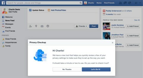 preverjanje zasebnosti na facebooku