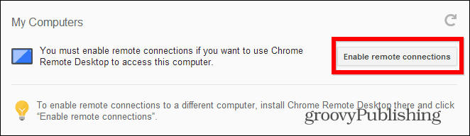 Zaženite računalnik Chrome Remote Desktop