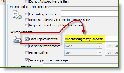 Potrdite potrditveno polje Odgovori za potrditev v programu Microsoft Office 2010