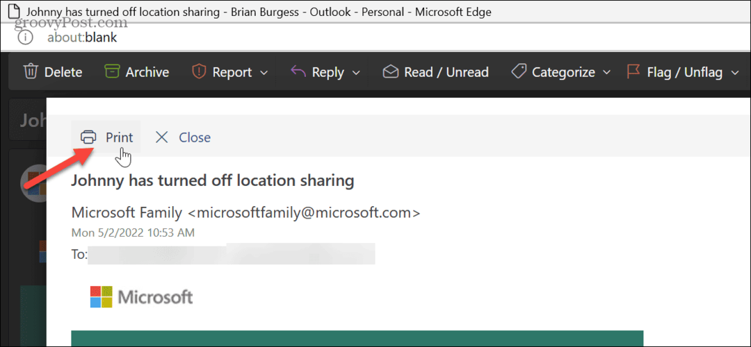 Kako natisniti e-pošto iz Outlooka