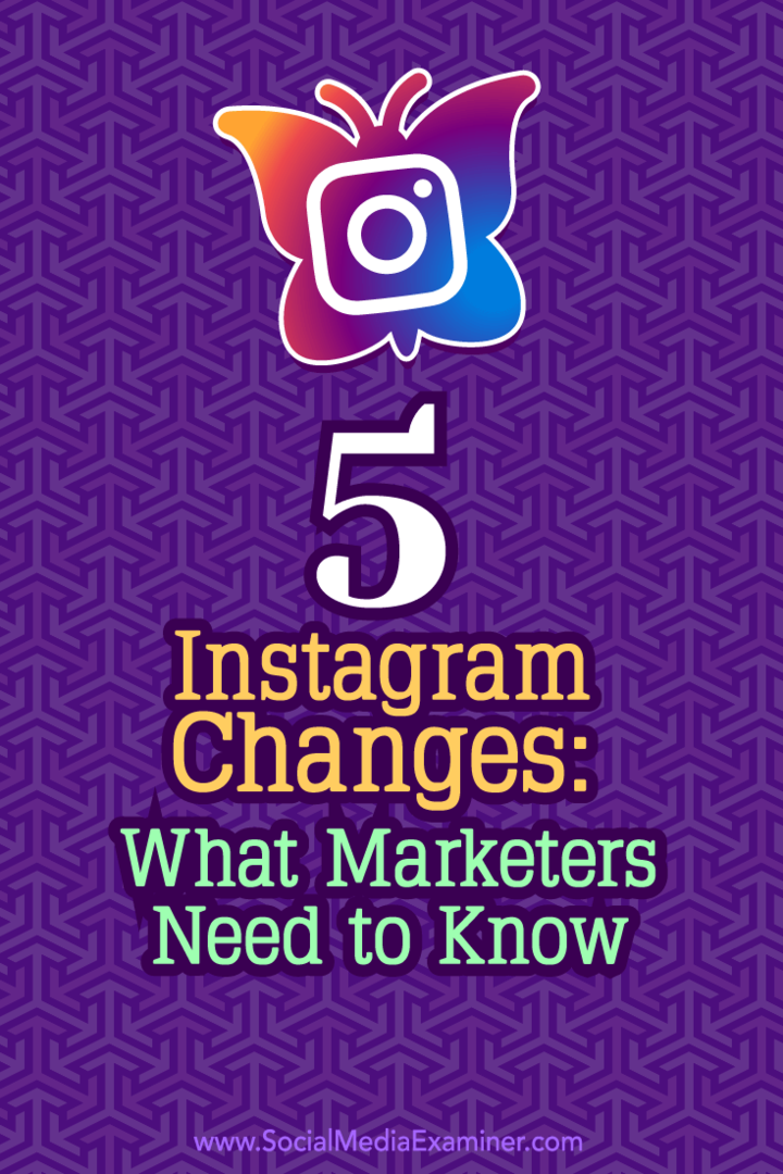 Nasveti o tem, kako najnovejše spremembe Instagrama lahko vplivajo na vaše trženje.
