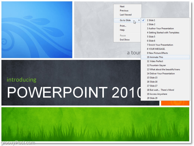 odprte predstavitve Powerpoint 2010 brez powerpoint-a