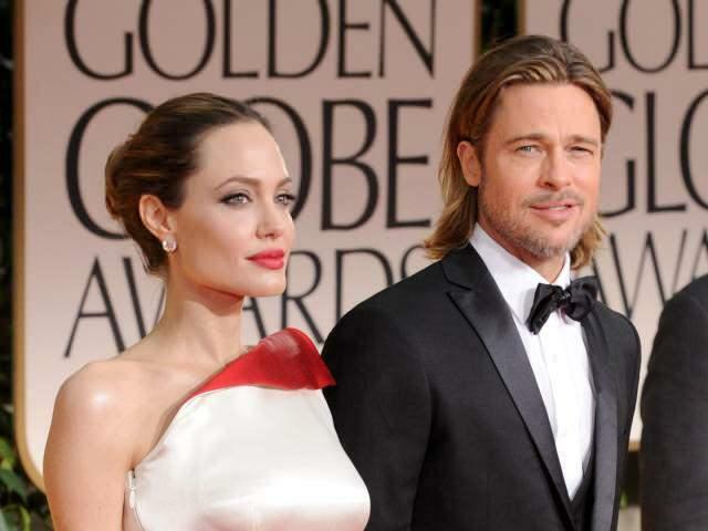 Brad Pitt in Angelina Jolie