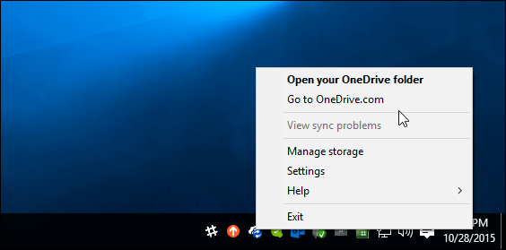 2 opravilna vrstica OneDrive