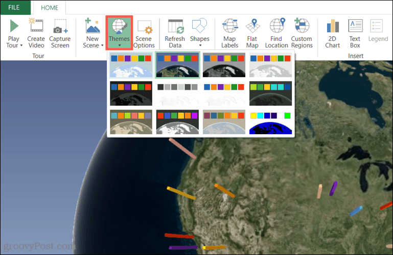 Teme 3D zemljevidov