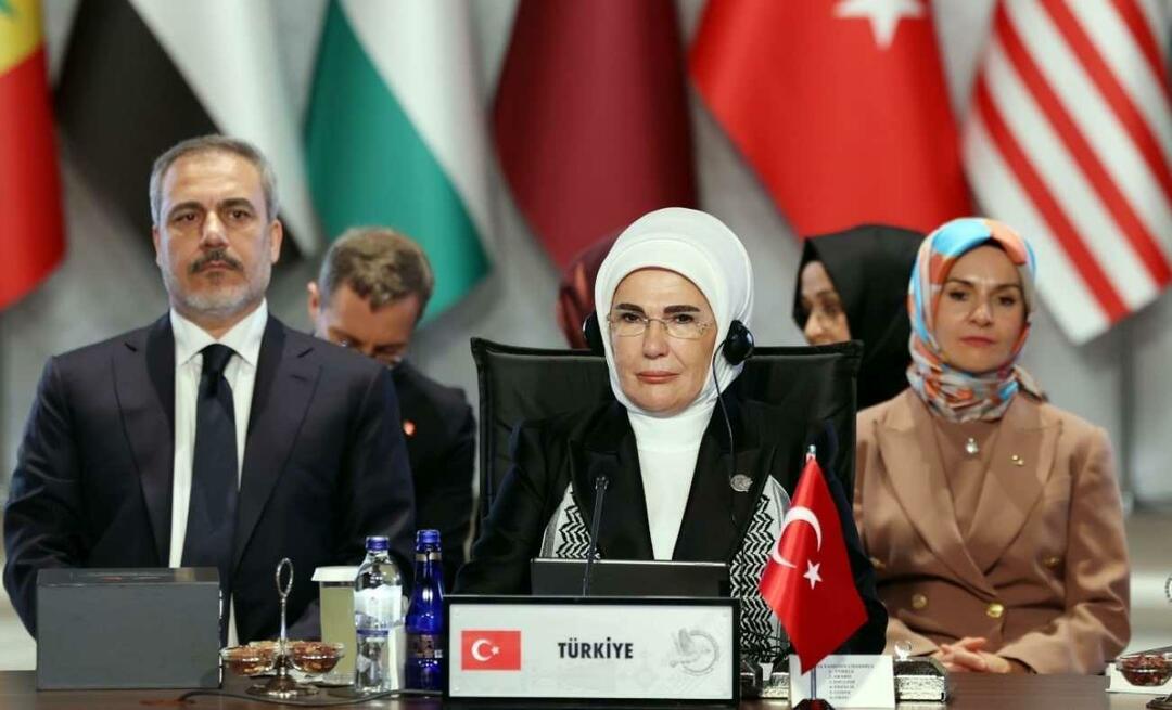 Prva dama Erdoğan je z objavo ob svetovnem dnevu otrokovih pravic opozorila na palestinske otroke!