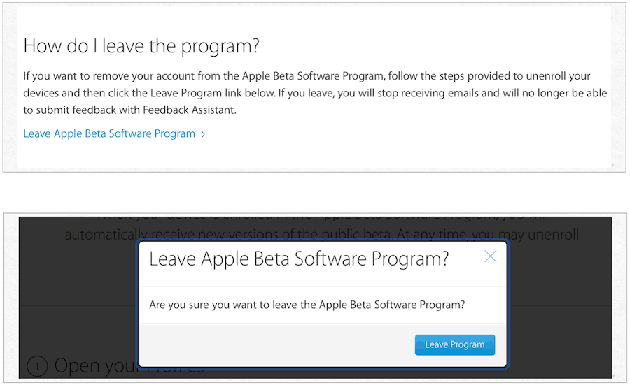pustite jabolčni beta program