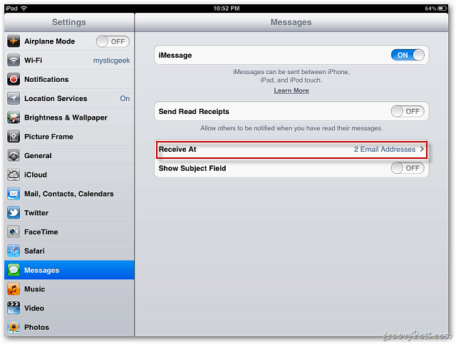 Apple iOS 5: Naj bo iMessages sinhronizirano med iPhone in iPad