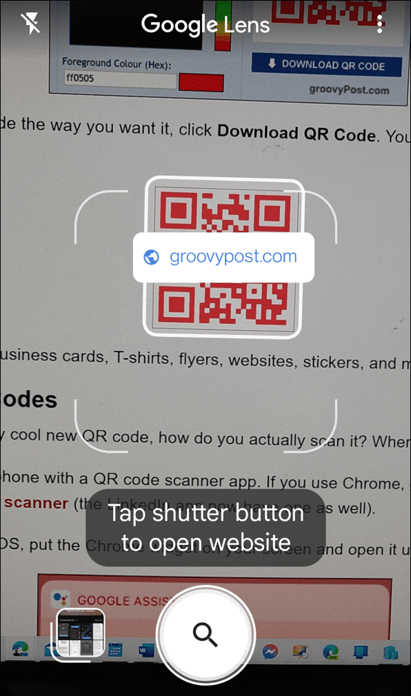 Skenirajte QR kode na Androidu