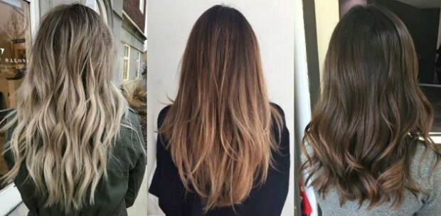 2018 novi lasni trend svetleči lasje z mračno