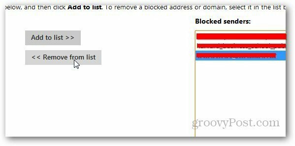 Outlook seznam blokiranih 5