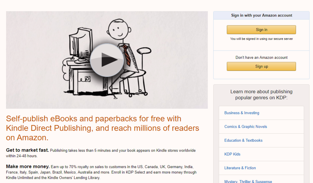 Vodnik za začetnike o samozaložbi na Amazon Kindle