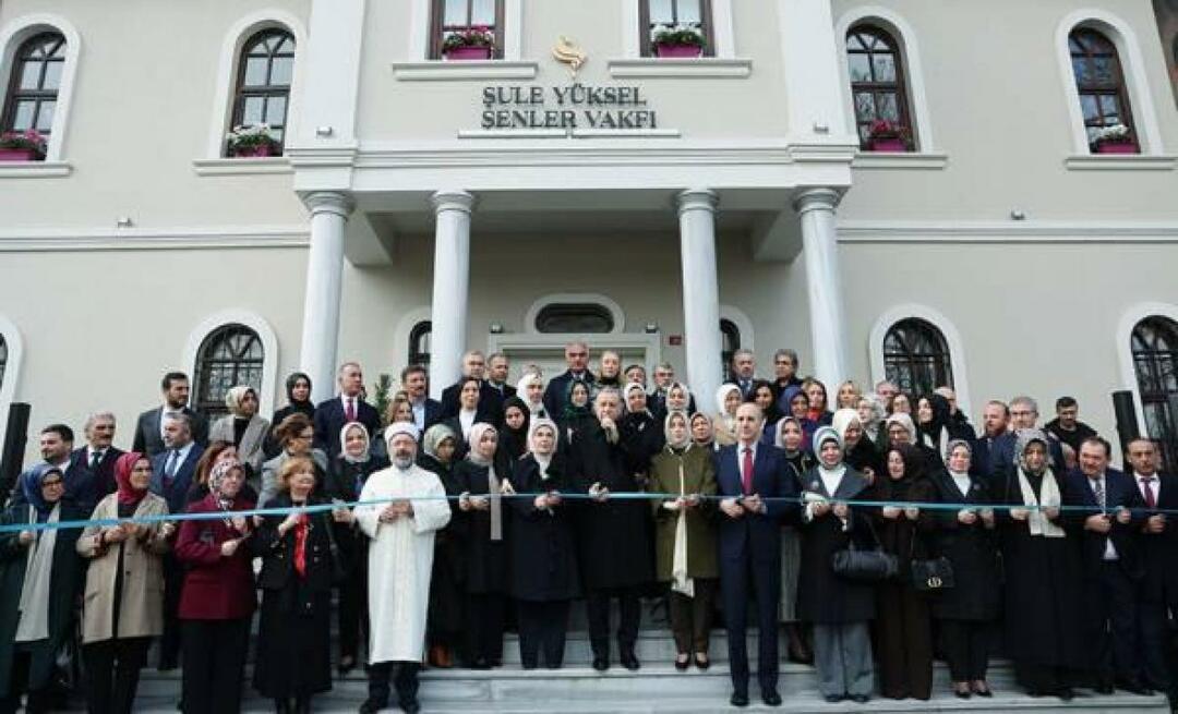 Pod vodstvom predsednika Erdoğana odprta storitvena stavba Fundacije Şule Yüksel Şenler