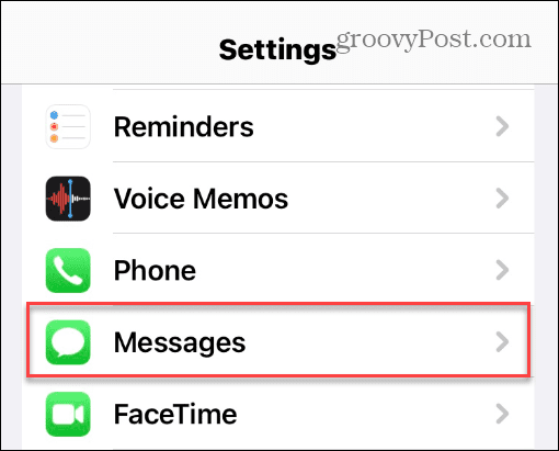 iPhone samodejno izbriše stara sporočila
