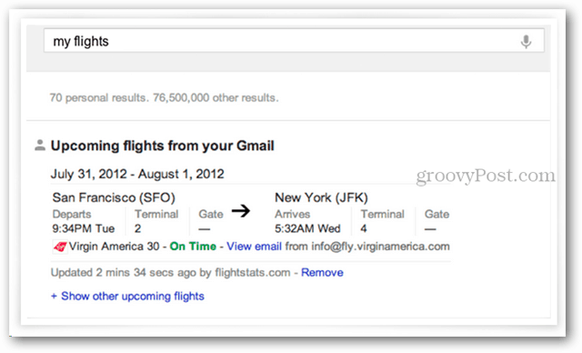 Kako omogočiti Gmail rezultate v Googlovem iskanju