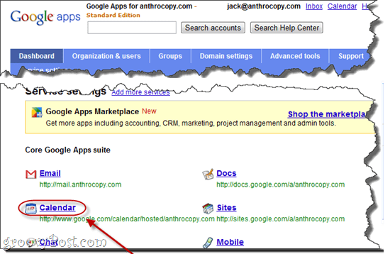 Odkrijte zasebni naslov URL koledarja Google Apps