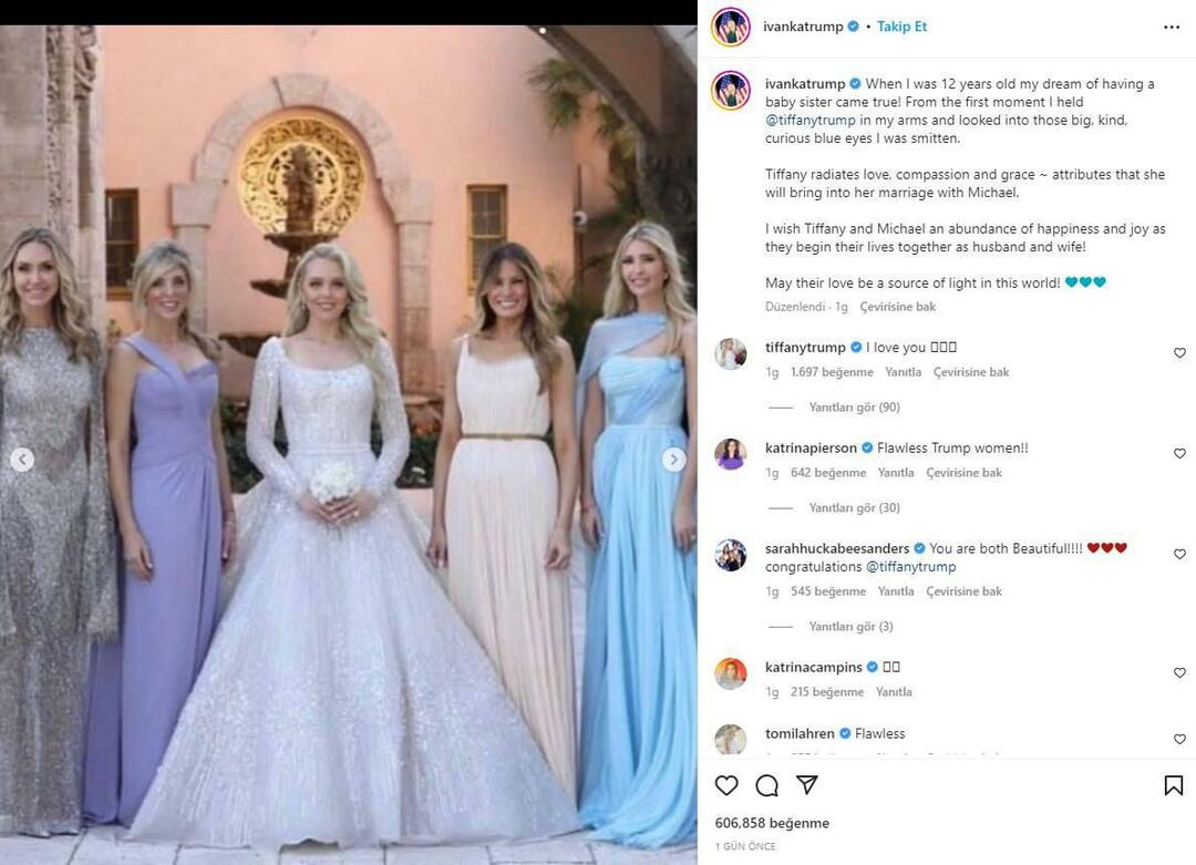 Ivanka Trump bogata družinska fotografija! Odrezal je ime in ga delil