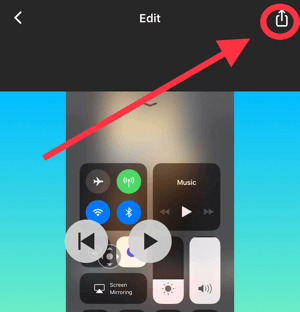 Med obdelavo videoposnetka naj bo aplikacija InShot odprta.