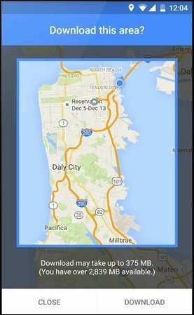 Kako uporabljati nove posodobljene Google Zemljevide brez povezave v sistemu Android