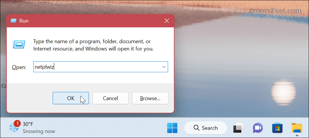 Izbrišite uporabniški račun v sistemu Windows 11