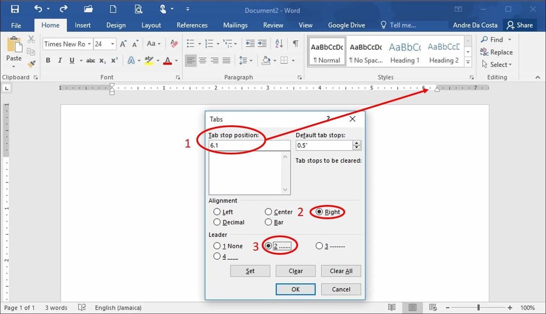 Izboljšajte svojo storilnost z zavihki v programu Microsoft Word