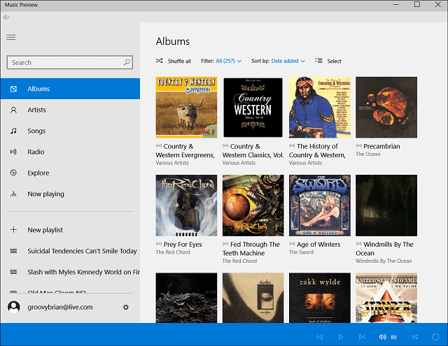 Microsoft zažene aplikacije za predogled glasbe in videov za Windows 10