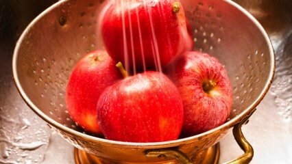 Je treba jabolka oprati in zaužiti?