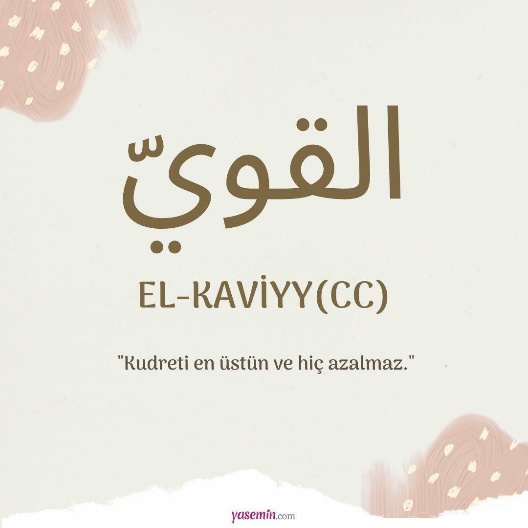 Kaj pomeni al-Kaviyy (cc)?