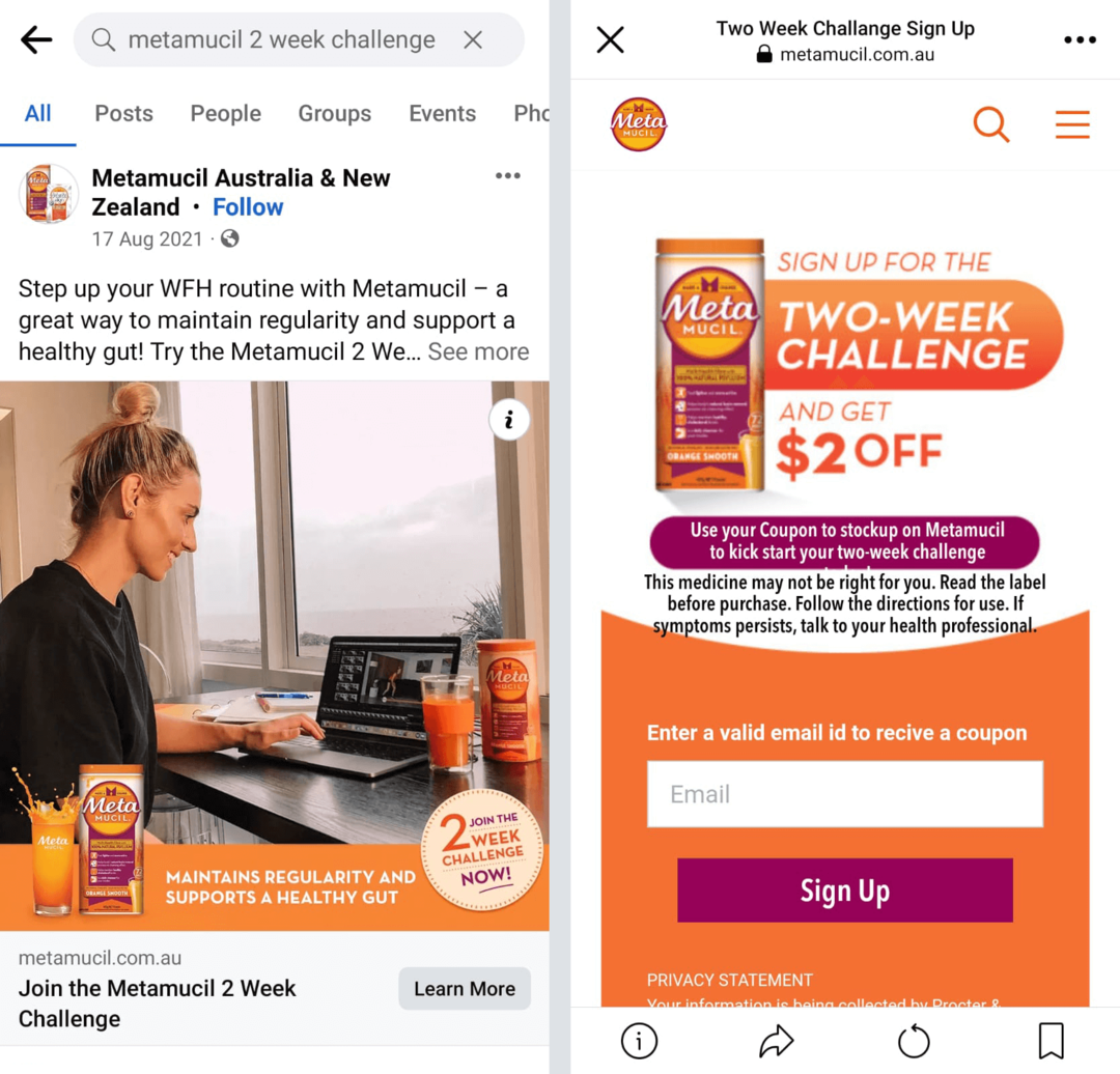 strategies-to-the-most-of-facebook-instagram-ads-five-day-challenge-metamucil-example-2