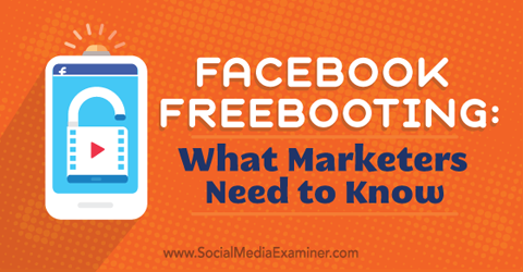 kaj morajo tržniki vedeti o brezplačnem zagonu facebooka