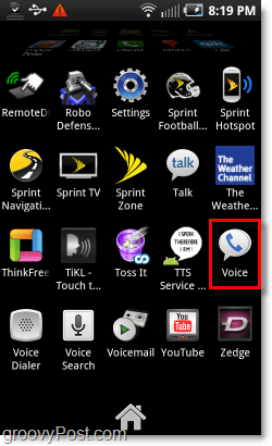 Zaženite Google Voice v sistemu Android