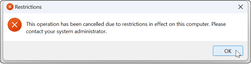 Blokirajte uporabnike v nastavitvah v sistemu Windows 11