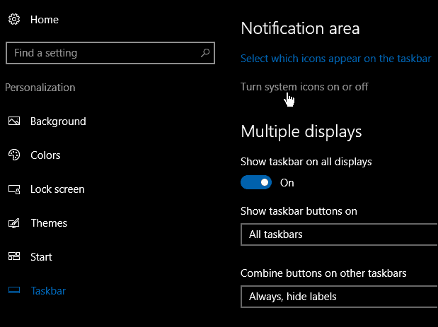 Nasvet za Windows 10: Izberite, katere ikone se prikazujejo v sistemski vrstici