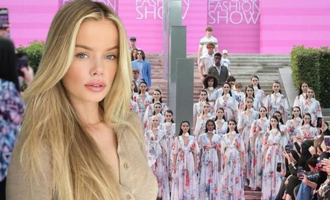 Svetovno znana manekenka Frida Aasen, ki se bo pojavila na stopničkah v Antalyi, ni prekršila tradicije! "Pozdravljena Turčija"