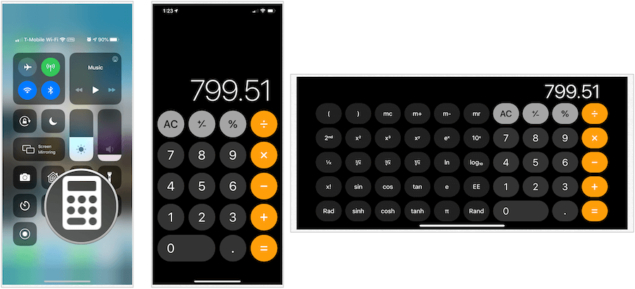 iPhone kalkulatorji