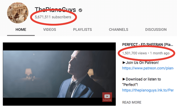 Derral je The Piano Guys pomagal pridobiti več kot milijon naročnikov na YouTubu.