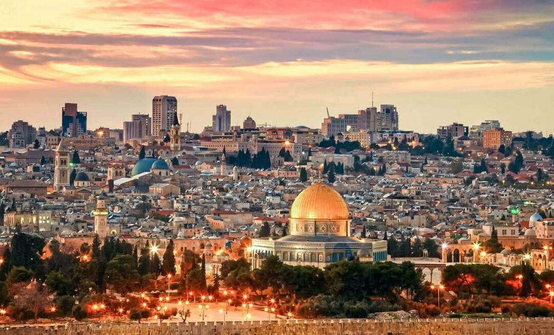 Zakaj je Jeruzalem tako pomemben za muslimane? zgodovina Jeruzalema